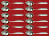 Diamond by Reed and Barton Sterling Silver Grapefruit Sp Custom Set 12pcs Fluted