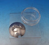Blossom by Webster Sterling Silver Engraved Crystal Jelly Jar w/ Flowers (#7262)