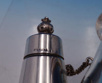 Redlich and Co Sterling Silver Cocktail Shaker Pitcher 3-D Dolphin Handle #7525