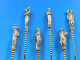 Apollo by Gorham Sterling Silver Set 12 Coffee Spoons 4 1/4" Figural Victorian