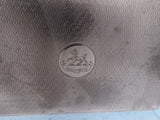 English Estate Sterling Silver Cigarette Box "Pax in Bello" w/Presentation #7936