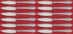 Continental by Georg Jensen Sterling Silver Fish Knife #062 FH Set of 12 8 1/4"