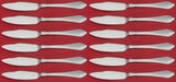 Continental by Georg Jensen Sterling Silver Fish Knife #062 FH Set of 12 8 1/4"