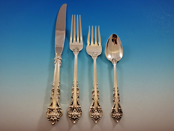 Masterpiece by International Sterling Silver Flatware Set Service 28 pieces