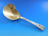 Lap Over Edge Acid Etched by Tiffany Sterling Silver Berry Spoon Conch GW 9 5/8"