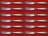 Prelude by International Sterling Silver Butter Spreader HH Paddle Set 12 pcs