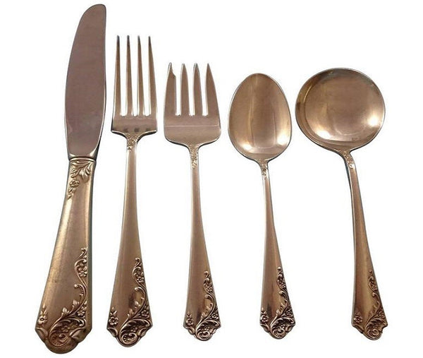 Breath of Spring II by Amston Sterling Silver Flatware Set Service 33 Pieces