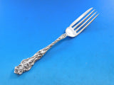 Irian by Wallace Sterling Silver Fish Fork Custom Made 7" Art Nouveau Figural