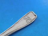 Lap Over Acid Etched by Tiffany Sterling Silver Regular Fork Flowers 7 1/4" #2