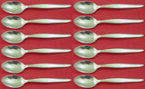 Contour by Towle Sterling Silver Teaspoon Set 12 pieces 6 3/8"