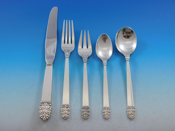 Northern Lights by International Sterling Silver Flatware Set Service 30 pieces