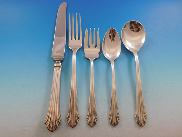 Homewood by Stieff Sterling Silver Flatware Set for 12 Service 60 pieces