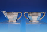 Kalo Sterling Silver Sugar and Creamer Set 2pc Handwrought #10831 (#7675)