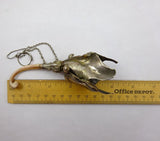 Sterling Art Nouveau Tussie Mussie Posey Posy Holder with Leaf Cup (#J1292)
