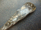 Chrysanthemum by Stieff Sterling Silver Fish Fork  Pierced 6 1/2" Silverware