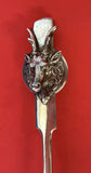 Saxon Stag by Gorham Sterling Silver Berry Spoon GW w/Rectangular End 8 3/4"