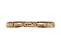 18k Yellow Gold Wedding Band Ring Dated 1931 Size 5.75 Jewelry (#J7279)