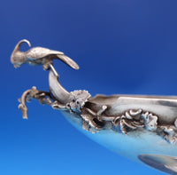 Gorham Sterling Silver Compote w/ 3-D Cockatoo Birds Applied Leaves #20 (#0404)