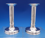 Hamilton by Tiffany and Co Sterling Silver Candlestick Pair #16753/4379 (#8001)