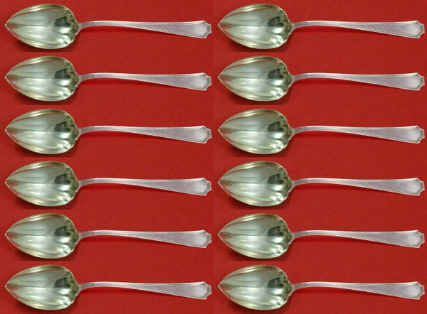 Fairfax by Durgin-Gorham Sterling Silver Grapefruit Sp Custom Set 12 pc Fluted