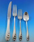 Lily of the Valley by Gorham Sterling Silver Dinner Size Place Setting(s) 4pc
