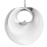 Hidden Heart by Georg Jensen Sterling Silver Necklace with Pendant Large - NOS