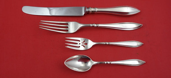 Portsmouth By Gorham Sterling Silver Dinner Size Place Setting 4pc