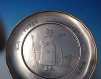 Nursery Rhyme by Tiffany and Co Sterling Silver Child's Plate Mice #229 (#5572)
