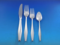 Diamond by Reed and Barton Sterling Silver Flatware Set Service 97 pieces Modern