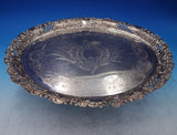 Vincenz Carl Dub Austrian .800 Silver Tray Oval Pierced Lattice Flowers #6813-2