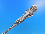 Irian by Wallace Sterling Silver Berry Spoon Small Gold Washed Figural 7 3/4"