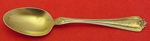 Duchess by Whiting Sterling Silver Demitasse Spoon Gold Washed 4" Heirloom