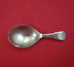 John Shea English Georgian Sterling Silver Tea Caddy Spoon Ovoid Bowl c. 1810