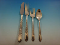 Elegance by International Sterling Silver Flatware Set Service 30 Pcs Grille