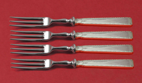 Old Lace by Towle Sterling Silver Fruit Fork Set 4-piece HH WS Custom Made 6"