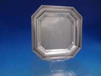 Gazzido Sterling Silver Ash Tray 4.22 OZT 4 3/4" x 1/2" Monogrammed (#6674)