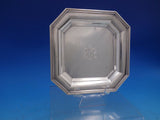 Gazzido Sterling Silver Ash Tray 4.22 OZT 4 3/4" x 1/2" Monogrammed (#6674)