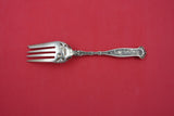 Dresden by Whiting Sterling Silver Fish Fork w/ rococo design above tines 6 1/2"