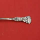 Flat Rose aka Rose by KA Rasmussen Norwegian Sterling Silver Lemon Fork 2-Tine
