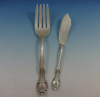 English Gadroon by Gorham Sterling Silver Flatware Set For 8 Service 53 Pieces