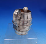 English Estate Sterling Silver Syrup Pitcher Barrel Form w/Handle c.1923 (#6957)