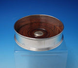 Beaded by LB Limited of London Sterling Silver Coaster Pair with Maple (#4994)