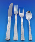 Champagne by Orla Vagn Mogensen Danish Sterling Silver Flatware Set 74 pieces