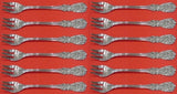 Francis I by Reed & Barton Old Sterling Silver Cocktail Oyster Forks Set of 12