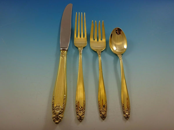 Prelude Vermeil by International Sterling Silver Regular Place Setting(s) 4pc