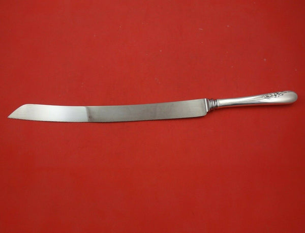 Blossom Time by International Sterling Silver Wedding Cake Knife XL Original 16"