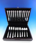 Brocade by International Sterling Silver Flatware Set for 12 Service 48 pcs