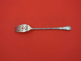 Waverly By Wallace Sterling Silver Salad Serving Fork long pierced 9"