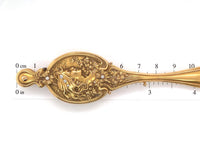 14k Yellow Gold Art Nouveau Krementz and Co Opera Glasses Lorgnette (#J5911)