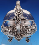 John Watson & Son English Georgian Sterling Silver Tea Set 3pc Floral (#8395)